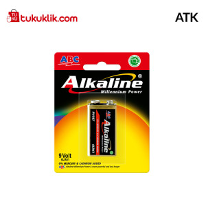 Baterai 9V Alkaline AT 008